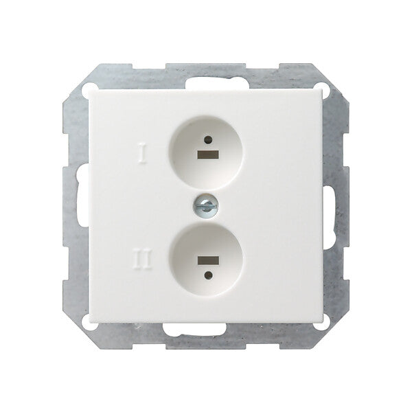 Gira Stereo-Steckdose rws-gl 040203